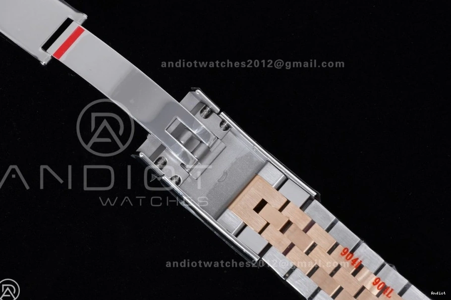 126331 Best SH3235 RG Jubilee Diamonds 1:1 SS DateJust Steel 41 on Dial Bracelet RG Edition Clean 904L 0325